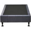 Waylon Velvet Single Bed Base - Dark Grey