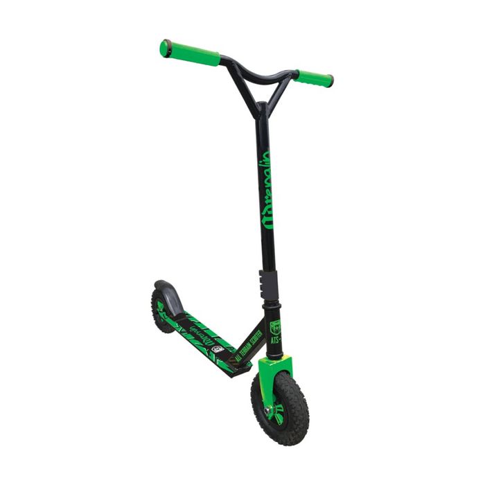 Adrenalin ATS-2 All Terrain Kids/Children Lightweight Push Ride On Scooter Lime