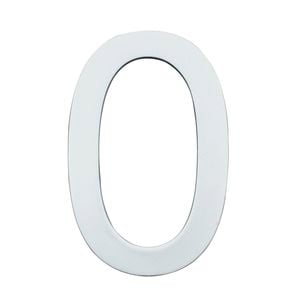 Sandleford 90mm Glow In Dark Acrylic House Number 0 - 0