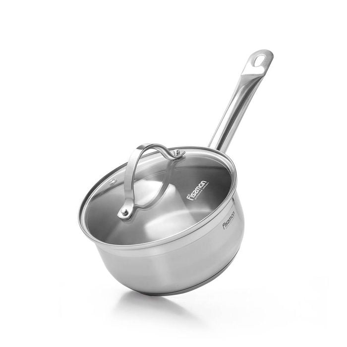 Saucepan With Glass Lid Stainless Steel 1.5 Ltr - Luminosa Series