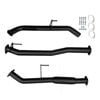 Ignite Exhausts DPF Back for Nissan D23 Navara Series 5 NP300 3" with Hotdog Black Aluminised Steel