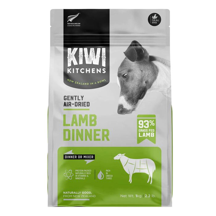 Kiwi Kitchens Air Dried Lamb Dinner Dry Dog Food 1 Kg