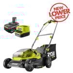Ryobi 18V ONE+ 37cm HP Brushless Lawn Mower 4.0Ah Kit