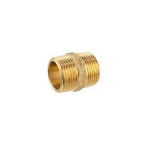 Brasshards 25mm Brass Threaded Hexagon Nipple LF