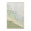 Urban Style Brushmarks Oil Painting Textured Artwork Sage Ripple 825x1225mm