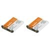 2PK Jupio Li-Ion 3.7V 650mAh Rechargeable Battery For Olympus Li-40B/Li-42B Cam