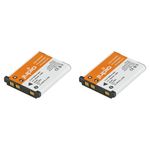 2PK Jupio Li-Ion 3.7V 650mAh Rechargeable Battery For Olympus Li-40B/Li-42B Cam