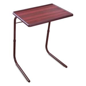 TABLE BUDDY 52.50x40x73cm Adjustable Folding Table - Rosewood
