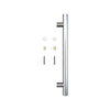 Rolltrak 400mm Stainless Steel Barn Door Round Single Pull Handle