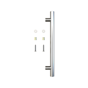 Rolltrak 400mm Stainless Steel Barn Door Round Single Pull Handle