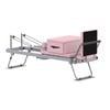 Advwin Pilates Reformer Exercise Machine with Jump Board & Reformer Box for Home Gym Workout Core Strength, 120kg Capacity Pink