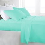 Luxor Single Aquamarine 1000TC Egyptian Cotton Sheet Set