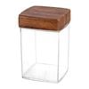 Evelin Square Food Storage Canister With Lid 1.9l 120x120x180mm Kitchen Storage Organization