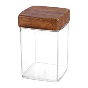 Evelin Square Food Storage Canister With Lid 1.9l 120x120x180mm Kitchen Storage Organization