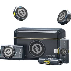 Hollyland Lark M2 Duo Wireless Microphone Combo Kit(2 x TX + 3 x RX)