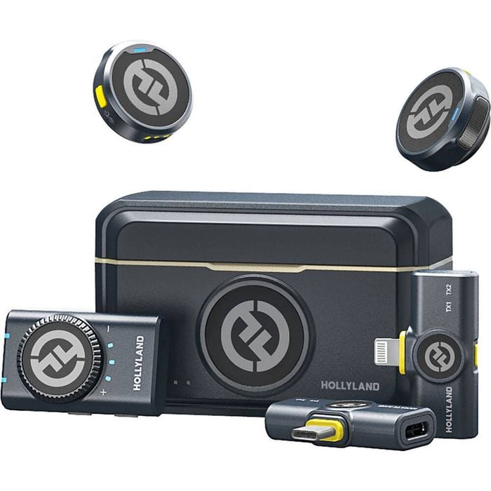 Hollyland Lark M2 Duo Wireless Microphone Combo Kit(2 x TX + 3 x RX)