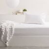 Park Avenue Single 500TC Bamboo Cotton Sheet w/  Pillowcase White