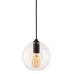 Brilliant Black DIY Orb Glass Pendant Light