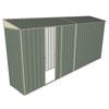 Build-a-Shed 0.8 x 4.5 x 2m Skillion Single Sliding Side Door Shed - Green