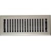 Accord 10 x 30cm Satin Nickel Brooklyn Floor Vent