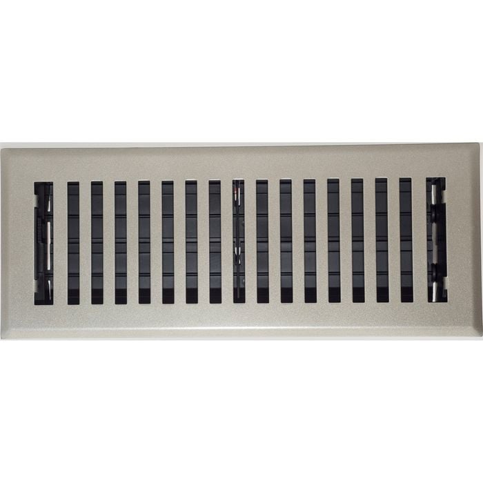 Accord 10 x 30cm Satin Nickel Brooklyn Floor Vent