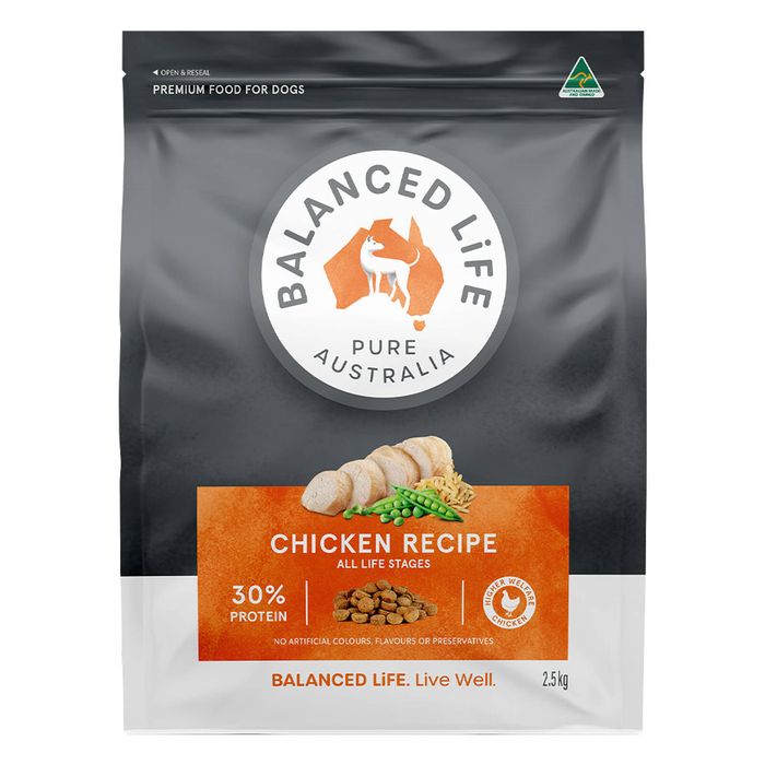Balanced Life Chicken Recipe Premium Dog Food  2.5 Kg