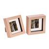 Nicola Spring Shadow Box Frames - 4 x 4" with 2 x 2" Mount - Light Wood - Pack of 2