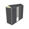 Build-a-Shed 0.8 x 2.3 x 2.1m Gable Single Sliding Side Door Shed - Grey