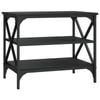 vidaXL TV Cabinet Black Entertainment Centre Stand Media Unit