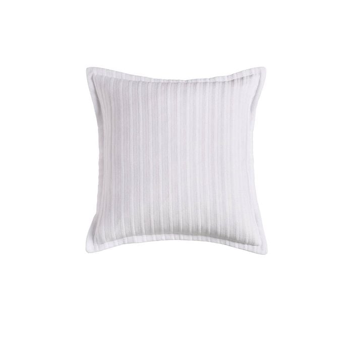 Bianca Evora White Square Filled Cushion 43 x 43cm