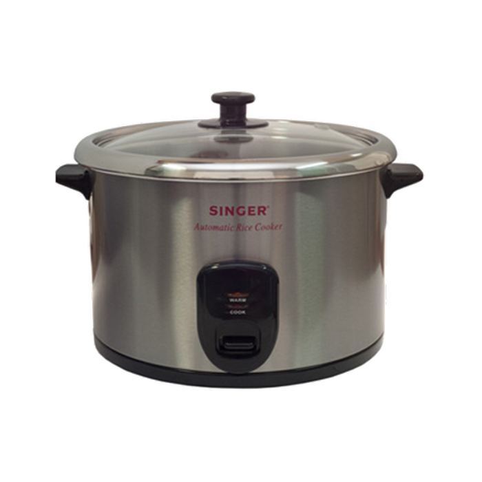 SINGER(R) 15 Cup 2.5L Stainless Steel Pot Rice Cooker
