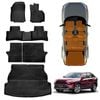 Floor Mat Boot Liner Back Seat Protector Combo for Toyota RAV4 Rav 4 XA50 2019-2025 Kick Mats