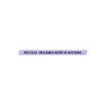Blue Mountain Co Plumbing 100mm x 100m Reclaimed Water Do Not Drink Detectable Foil Underground Tape