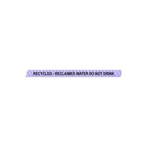 Blue Mountain Co Plumbing 100mm x 100m Reclaimed Water Do Not Drink Detectable Foil Underground Tape