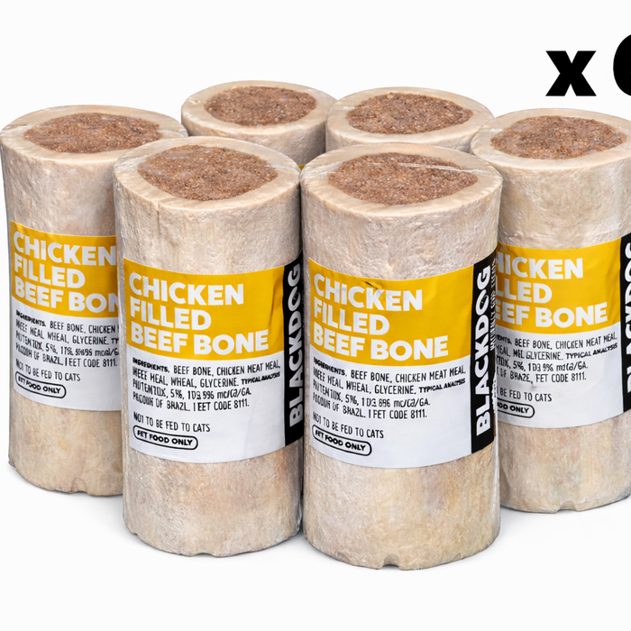 Blackdog Chicken Filled Marrowbone - Value Bundle (6 Bones)