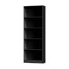 Oikiture Bookshelf Bookcase Display shelves Black