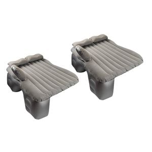 SOGA 2X Grey Stripe Inflatable Car Mattress