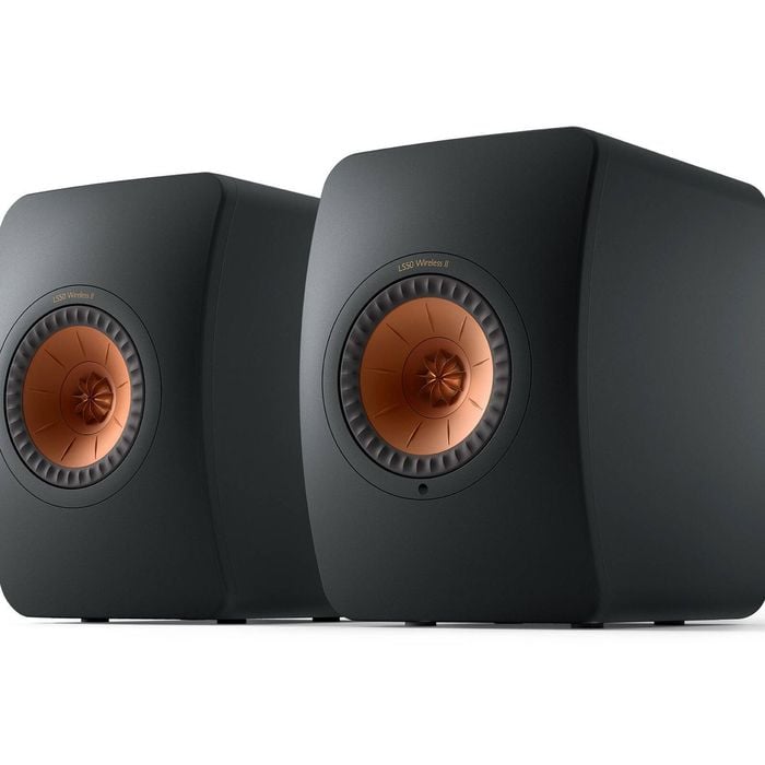 KEF LS50 Wireless II Wireless HiFi Speakers  (Carbon Black)