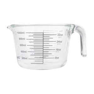 Daily Bake Borosilicate Glass Measure Jug Heat Resistant 1L Cup