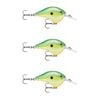 3x Rapala Dives to 8ft 5cm Crankbait Fishing Lures - Rasta