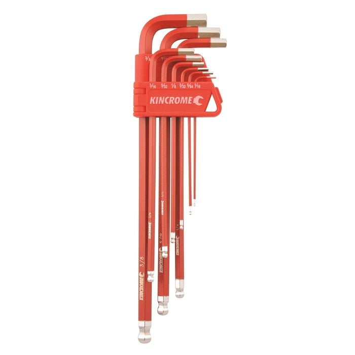 Kincrome Imperial Hex Key Wrench Set - 9 Piece