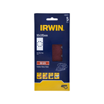 IRWIN 92 x 185mm 80 Grit Orbital Sand Sheets - 5 Pack