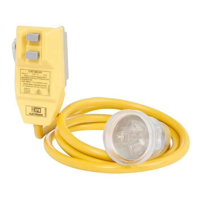 HPM 1.6m Extension Lead With Safety Switch