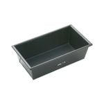 Mastercraft 15x9cm Heavy Base Non-Stick Box Sided Loaf/Bread Pan - Black