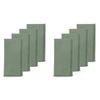 2x 4pc Ecology 100% Cotton Fray Reusable Napkin Serviettes 45x45cm Midday