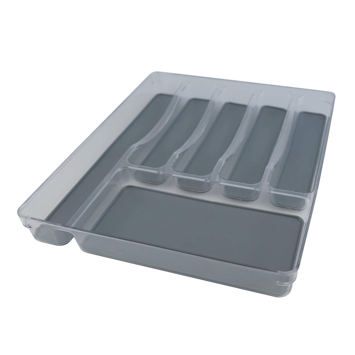 Practa Cutlery Tray Clear 6 Compartment - Bunnings Australia