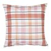 Ecology Isla Size 65 x 65cm Euro Pillowcase Clay/Pink Bedding Organic Cotton