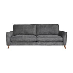 Alexa 3 Seater Fabric Sofa Anthracite Dark Grey
