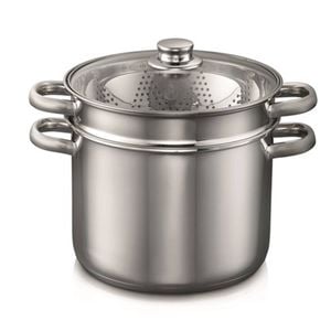 Gourmet Stainless Steel 4 Piece Multi Cooker 7.6l 24x18cm Baccarat