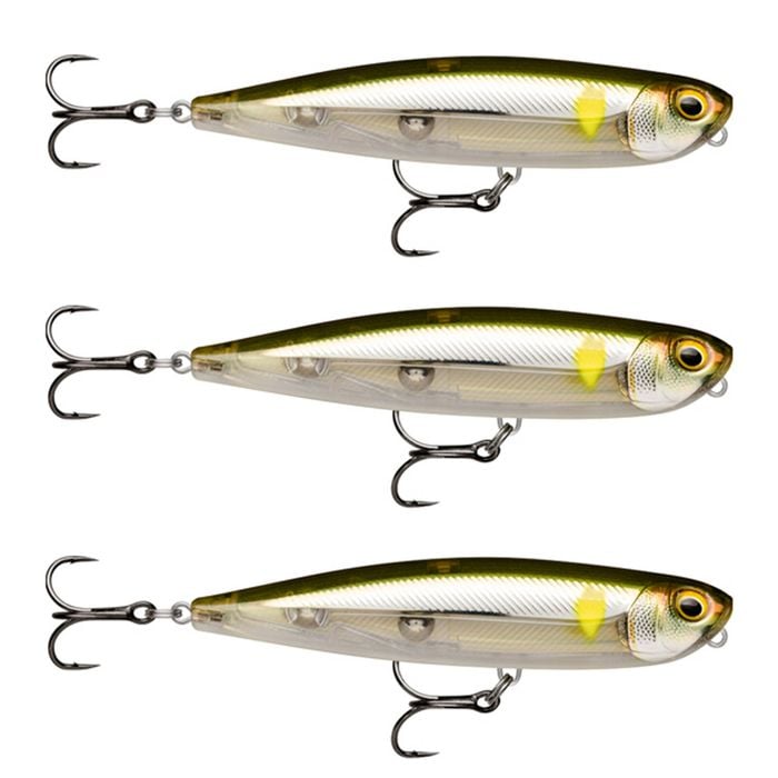 3x Rapala 8.5cm Precision Xtreme Pencil Freshwater Fishing Lures - Ayu